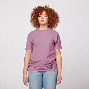 เสื้อยืดแขนสั้นไม่มีลายพิมพ์โลโก้กำหนดเองเสื้อยืดผ้าฝ้ายเนื้อบาง T290สำหรับชายและหญิงเสื้อยืดธรรมดาสำหรับชายและหญิง - Product Image 4