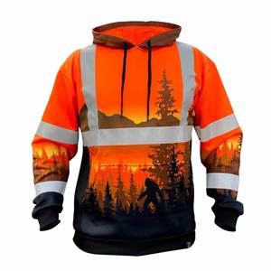 Sudadera de Seguridad Reflectante de Alta Visibilidad, Personalizada, Unisex, Impermeable, para Trabajo y Construcción, FLEX FIT ENTERPRISE - Product Image 4