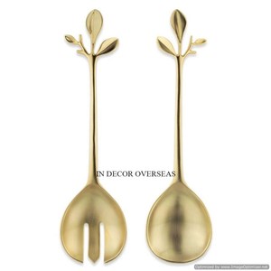 Ensemble de couverts en métal de haute qualité, de haute qualité, plaqué or, couverts de designer unique, fourniture de vaisselle - Product Image 3