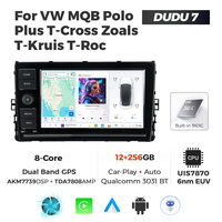 DUDUAUTO DUDU7 7870 Sistema GPS para Auto Android de Doble Banda, Pantalla Inteligente de 8 Pulgadas para VW con 4G LTE, WIFI, BT y DSP