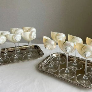 Tasses à vin uniques en nacre Verres élégants fabriqués à la main des usines du Vietnam - Product Image 1