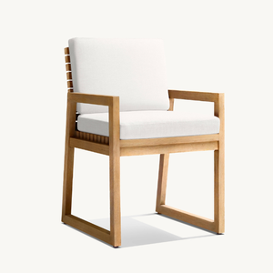 Chaise en vente chaude avec accoudoirs et coussins doux en bois de teck durable pour une utilisation en extérieur et anti-pourriture - Product Image 2