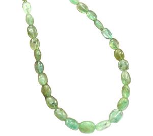 Best Quality 1 Strand Natural Zambian <b>Emerald</b> Gemstone Smooth Oval Shape Briolette Beads Making Bracelet DIY <b>Necklace</b> Earring - Product Image 1