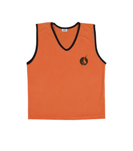Gilet d'entraînement d'équipe en maille avec passepoil noir Vente en gros de gilets d'entraînement de football en maille vierge de haute qualité - Product Image 5