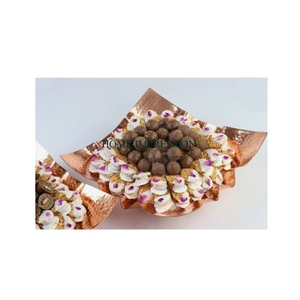 Cuenco de Chocolate de acero inoxidable, cuenco hecho a mano pulido brillante, decoración de fiesta, mesa, superventas, cuenco de Chocolate de Color dorado de lujo - Product Image 4