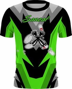 Maillots et hauts de football en polyester imprimés par transfert thermique, chemise personnalisée en sublimation pour hommes, coupe ample, séchage rapide, col rond - Product Image 4