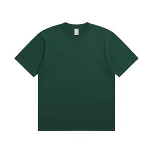 T-shirt unisexe en jersey de coton polyester 200 GSM, manches courtes, col rond, respirant, blanc, été, OEM, vente en gros - Product Image 1