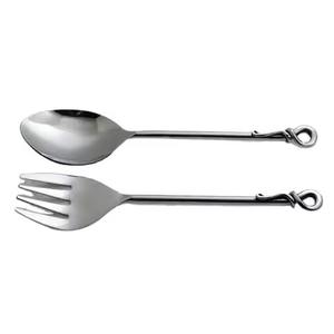 Ensemble élégant de serveurs à salade en bois et résine Accessoires de cuisine pour la maison et le restaurant avec poignée confortable Gadgets pour un usage quotidien - Product Image 3