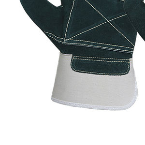 Gants durables à double paume pour gréement et chantiers de construction Gants en cuir de sécurité industrielle avec une épaisseur de 5-6mil - Product Image 5