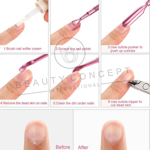 Poignée de couleur rose coupe-ongles personnalisé sur mesure dissolvant de peau morte pince ongles par Beauty Concept International durable - Product Image 6