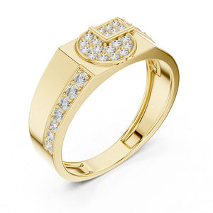 Anillo de Compromiso de Oro Rosa de 14K con Diamante Redondo Cultivado en Laboratorio para Mujer |   Diamante Cultivado Nuevo - Product Image 5