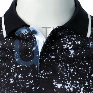 Nueva Camiseta de Golf de Poliéster Tejida Personalizada para Hombre, Estampado Brillante, Secado Rápido, Ropa Casual de Calle, Servicio OEM, Alta Calidad - Product Image 5