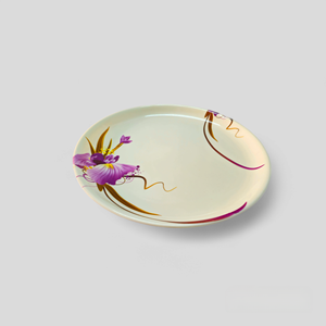 Juegos de vajilla de melamina redonda blanca irrompible de 12 pulgadas personalizada al por mayor platos de sopa y plato para uso doméstico - Product Image 1