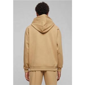 Sweat-shirt à capuche tendance pour homme, personnalisé, en coton épais de haute qualité, coupe oversize, avec broderie et impression en relief, en tissu tissé, modèle OEM 2024 - Product Image 2