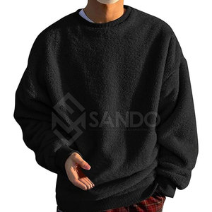 Meilleure vente Sweat-shirt Sherpa pour homme de haute qualité Pull-over de taille supérieure dans des couleurs personnalisées pour l'hiver Motif solide - Product Image 1