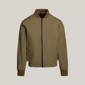 Veste bomber basique pour homme tendance et personnalisée avec logo, veste d'hiver, tissu de haute qualité, vêtement d'extérieur avec col montant, veste homme - Product Image 4