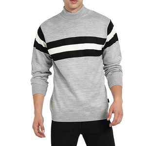 Cotton Half <b>Zip</b> Fleece Pullover <b>Quarter</b> <b>Zip</b> Shirts Embroidered Cropped Sweatshirt <b>Quarter</b> <b>Zip</b> Pullover <b>Sweaters</b> For Male - Product Image 1