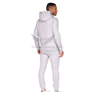 Pantalon de survêtement à capuche en coton éponge français XXL unisexe ensemble de survêtements d'hiver imprimé polaire Technique Logo tissu en gros - Product Image 2