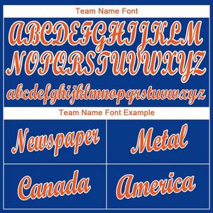 Camiseta de béisbol blanca anaranjada real personalizada - Product Image 5