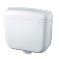 Citerne de toilette dissimulée moderne Europa 1 à double chasse en plastique ABS pour salle de bain