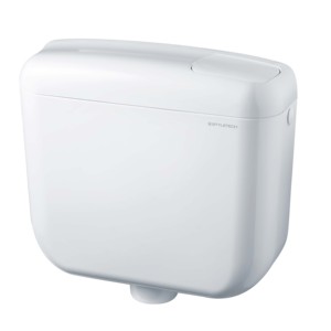 Citerne de toilette dissimulée moderne Europa 1 à double chasse en plastique ABS pour salle de bain - Product Image 1