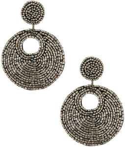 Trendy New Luxury Handmade Beaded Embroidery Drop <b>Earrings</b> with Custom Colors for Women and Girls <b>Holiday</b> Use - Product Image 6