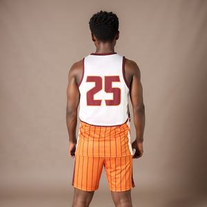 ชุดบาสเก็ตบอลแบบยูนิเซ็กซ์ ออกแบบเองได้สำหรับทีมสโมสร ดีไซน์ใหม่ MOQ ต่ำ ระบายอากาศได้ดี ไซส์ใหญ่พิเศษ ผลิตจากโพลีเอสเตอร์ 100% - Product Image 2