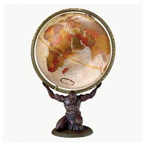 Sculpture globe décorative artistique en métal avec des détails coupés à la main et un style minimaliste pour des intérieurs urbains chics - Product Image 4