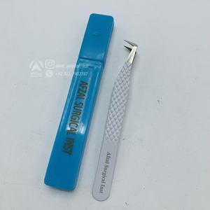 Pinzas de pestañas de acero sostenible japonesas de alta calidad personalizadas punta de fibra amarilla pestañas probadas a mano volumen profesional plástico - Product Image 6