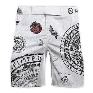 Pantalones cortos de MMA de diseño personalizado de alta calidad, material duradero para lucha y boxeo, disponible a granel a precios competitivos - Product Image 4