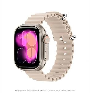 Montre connectée Microwear Ultra 4 Premium avec écran tactile, bracelet Ocean, chargeur magnétique, protection d'écran, noir et blanc - Product Image 1