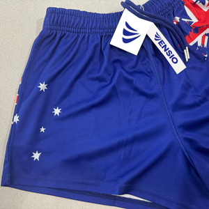 100% Polyester Sublimé Imprimé Shorts Club Rugby footy Shorts Avec Poche Brodé ou Imprimé logo Footy Shorts - Product Image 5