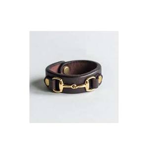 Ceinture en cuir avec anneau de serviette créatif en métal doré Vaisselle Accessoires décoratifs Anneau de serviette - Product Image 1