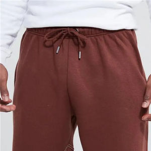 Venta directa de fábrica, pantalones de chándal Acampanados para hombre, pantalones apilados holgados de cintura alta, estilo callejero de lona de felpa francesa - Product Image 3