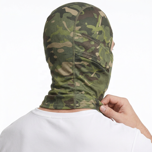 High Quality OEM Custom Logo Woodland Style Camo Mesh Balaclava Breathable Helmet Liner Full Face Mask Manufacturer - Product Image 2
