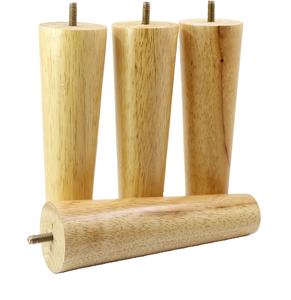 OEM ODM Manufacturer Solid Wood Furniture Legs for Sofa <b>Chair</b> Cabinet Wholesale Factory Modern Design - Product Image 2