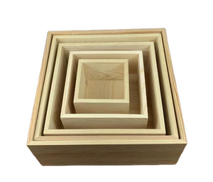 Plateau de service en bois avec poignée pour usage alimentaire résidentiel, finition brute - Product Image 6