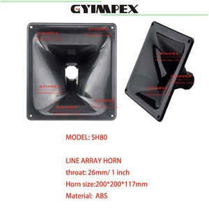 Haut-parleur de pavillon professionnel en plastique ABS 200*200*117mm pour système audio Line Array - Product Image 2