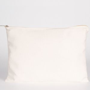 Sublimation Printed <b>Laminated</b> Cotton Clutch <b>Pouch</b> 12 8 Inches (30 21 Cm) Zipper Closure - Product Image 1