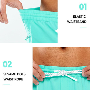 Streetgrace Short de bain sportif d'été pour hommes, tissu respirant à séchage rapide personnalisé, dentelle, vêtements OEM, impression de logo, étiquette de marque - Product Image 5