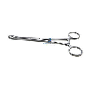 Fórceps de esponja Foerster quirúrgico profesional, abrazadera hemostática recta de acero inoxidable de 12 pulgadas, herramienta de agarre médico - Product Image 5