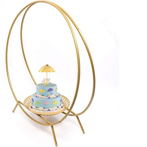 MS INC – support de gâteau en métal pour fête d'anniversaire, présentoir de gâteau, porte-gobelet en métal - Product Image 3