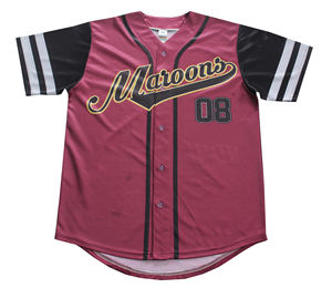Diseño único botón completo juventud béisbol Jersey personalizado sublimación impresión Softball Jersey uniforme al por mayor cómodo - Product Image 1