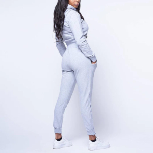 Women's New Style 100% Cotton Crop Top Gym Hoodie Casual XL Drop Shoulder Oversized Printed Sweatshirt for Girls for Summer - Product Image 4