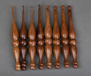 Crochets en bois faits à la main support organisateur artisanat organisateur fournitures de couture stockage différentes tailles crochets - Product Image 4