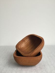 EXPANSION PARFAIT POLYVALENT ARTISANAL Bol à pâte en bois fait à la main pour fruits ou salades Vintage Ferme rustique de haute qualité - Product Image 5