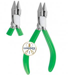 Alicates de punta de cadena doblada de alta calidad y rentables, herramienta de fabricación de joyas de acero inoxidable, alicates de agarre de trabajo fino de mandíbula curva para - Product Image 5