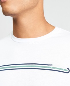 เสื้อยืดผู้ชายผ้าฝ้ายทอเนื้อแน่น 100% สไตล์สตรีท ระบายอากาศได้ดี ทรงปกติ แขนสั้น น้ำหนัก 180 กรัม ดีไซน์ใหม่ 2026 - Product Image 4
