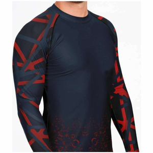 Rashguard de compression pour hommes MMA, qualité supérieure, à séchage rapide, pour la gym, service OEM, sublimation - Product Image 5