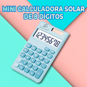Calcolatrice Solare Digitale Ecologica in Plastica ABS, Alimentata a Batteria, per Uso Scolastico e con Calendario - Product Image 2